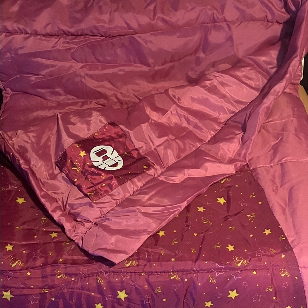 Coleman Starry Purple and Pink Kids Sleeping Bag